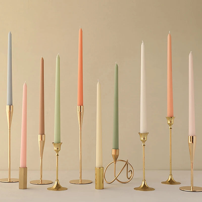 Colorful Long Candles (4PC)