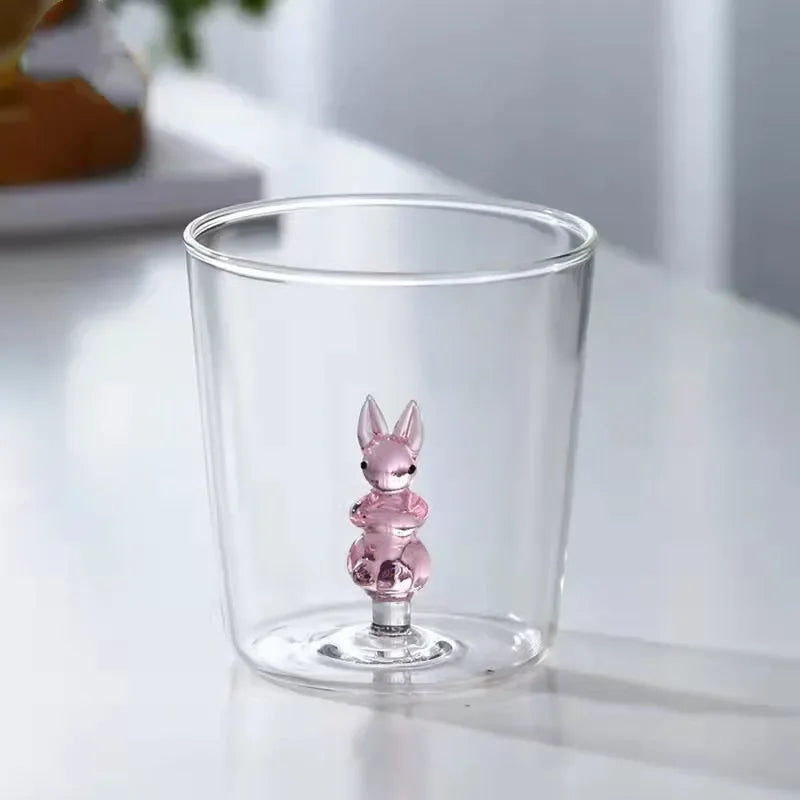 Glass Animal Cups