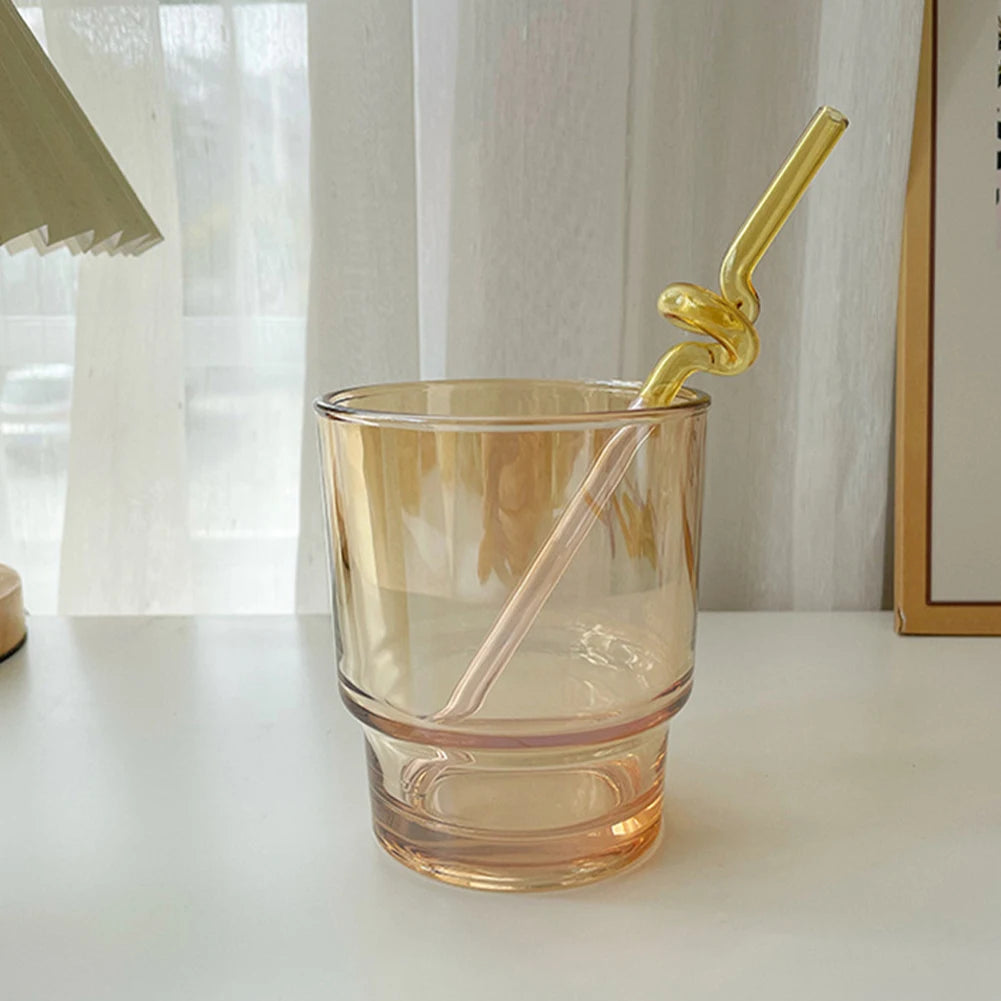 Looped Glass Straws