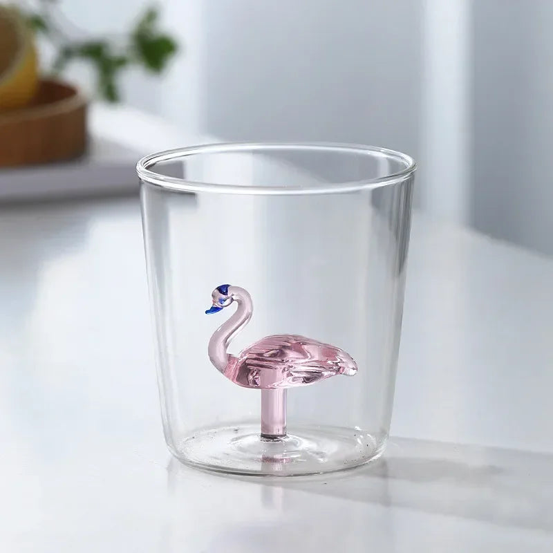 Glass Animal Cups