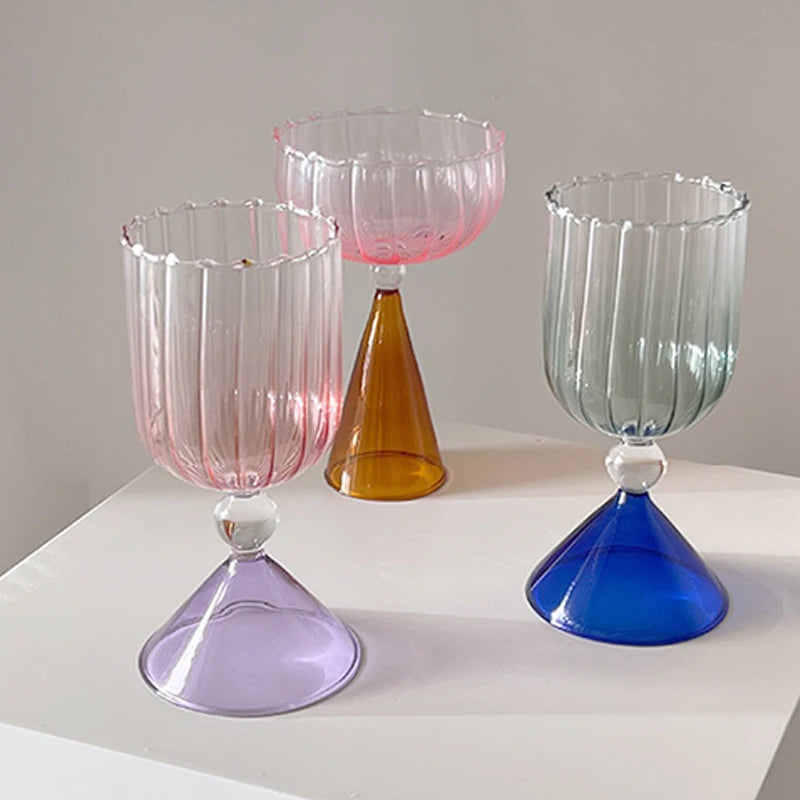 Colorful Champagne Coupes