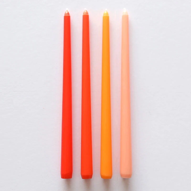 Colorful Long Candles (4PC)