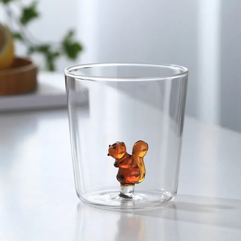 Glass Animal Cups