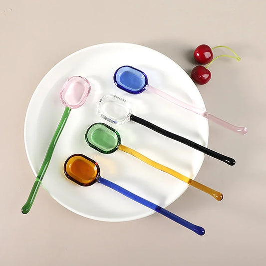 Colorful Glass Spoons