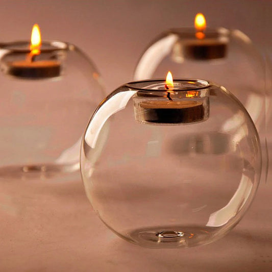 Bubble Glass Candle Holder