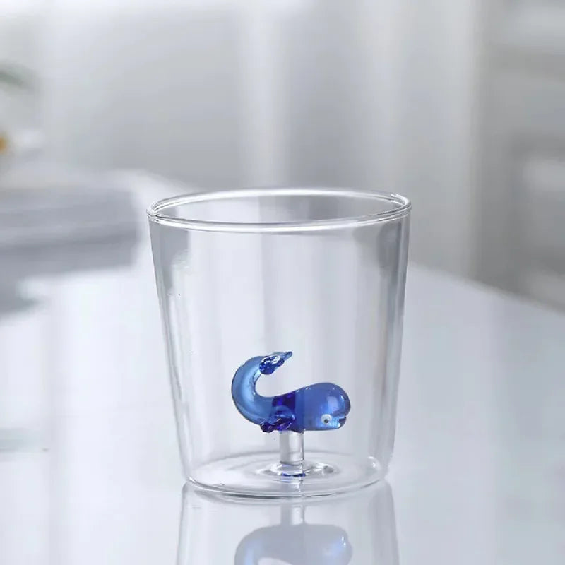 Glass Animal Cups