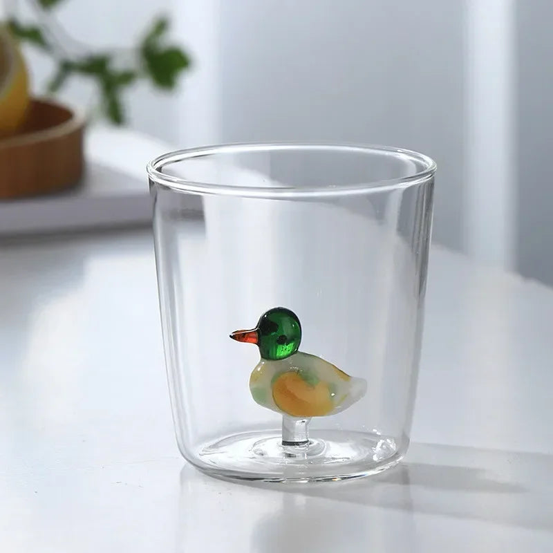 Glass Animal Cups