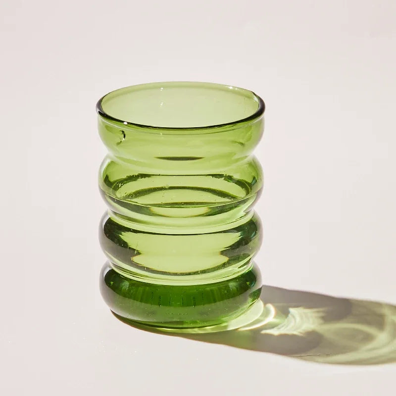 Glass Ripple Tumbler