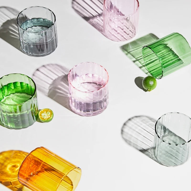 Colorful Glass Cups