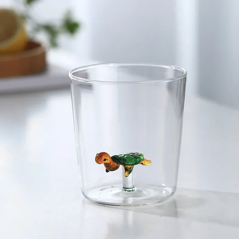 Glass Animal Cups